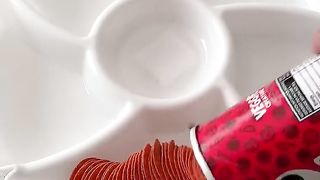 Filling platter with chips _ Pringles Platter ASMR