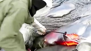Liquid lawa volcano eruption
