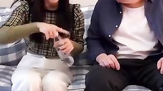 She cheat him.  Funny
