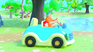 Wheels on the Bus Dance Party 2 - Fun Cars Cartoons For Kids - Nursery Rhymes & Kids Songs