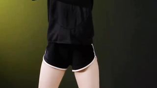 Cute asian dancer