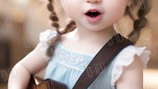 cute girl singing 2