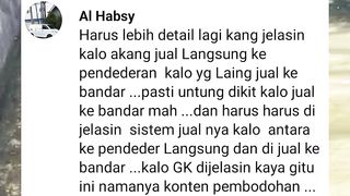 Saya pernah gagal, saya pernah dikerjain oknum tengkulak, dan dikhianati MITRA, jangan  kalian pikir saya langsung LANCAR