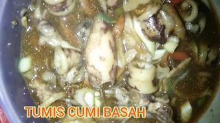 Tumis cumi segar