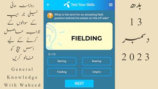 Which national cricket team is also known as the Proteas? | 13 December 2023 Today My Telenor  Quiz
