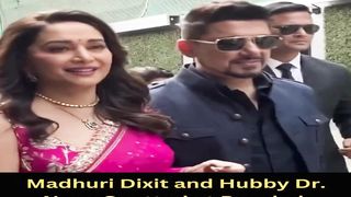 Madhuri Dixit and Hubby Dr. Nene Spotted at Panchak Trailer Launch #madhuridixit #short #youtubeshort #shorts #trending #viral #shortvideo