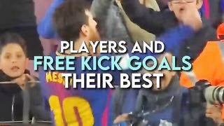 Players and their bests free kick goals