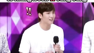 Actor Yang yang and Ji chang wook on game show