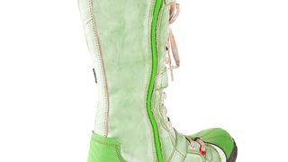 TMA EYES Strape-Accent Washed PU Leather Flat Winter Warmth Women's Boot With Plus Size
