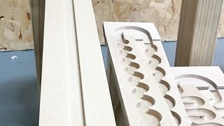 Wooden tracking number