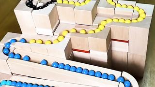 Orbits ball  wooden box balls games