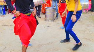 Girl and boy dance video