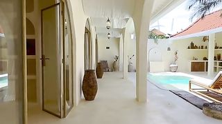 Magnetic Manor: Be drawn to the magnetic manor of our Mediterranean villa—a residence where the Mediterranean is magnetized by Bali's charm-