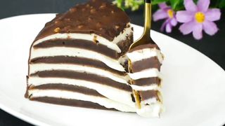 The chocolate dessert with banana ! Simple and delicious