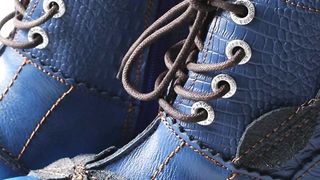 TMA EYES Brand Washed Leather Oxford Women's Boots Mother Shoes