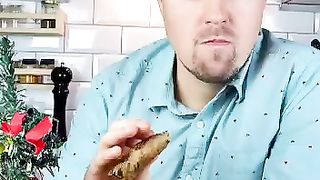 Печеночные рулетики к новогоднему столу