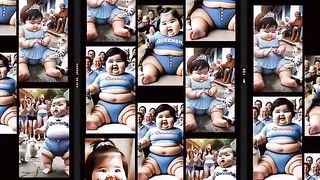 Very cute baby QUEENSHA in Indonesia