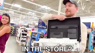Giving people the option to take$1,000 or give $10,000 _ with MrBeast