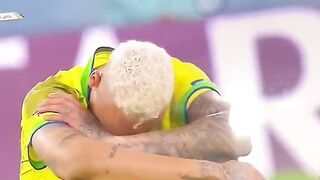 Neymar sad Brazil lose at world cup 2022