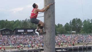 Speed climbing takes guts athleticism and the right kind of crazy