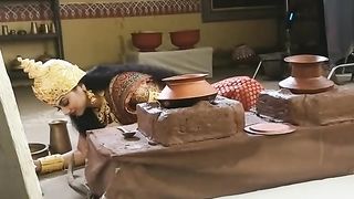#shorts Mata Annapurna khana bana rhi - Helps Krishna - Yashomati Maiya Ke Nandlala Official