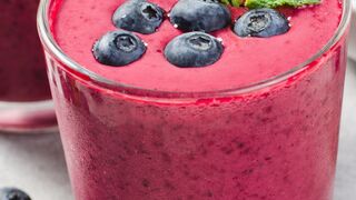 The blue health smoothie, El batido azul de la salud