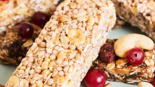 Oatmeal fruit bars, Barras de frutas de avena