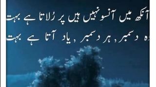 وہ دسمبر """ہر دسمبر""""میں یاد آتا ہے