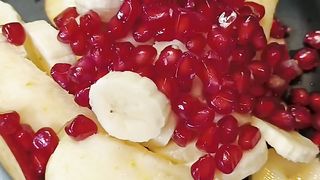 Creamy fruit chaat