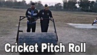 Pitch making | Rooler For Cricket Pitch