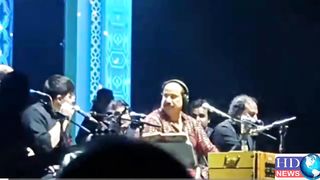 nusrat fateh ali khan,s live performance with his son | rahat fateh ali khan son | shazman ali khan