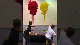Our MOST INTENSE balloon Popping  Race!!