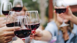 Holiday  wine drink, bebida de vino navideña