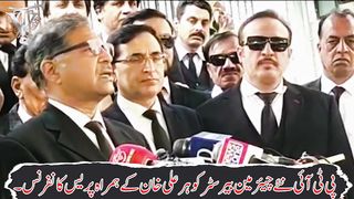 نئے چیئر مین پی ٹی آئی  بیرسٹر گوہر خان کی پہلی دبنگ میڈیا ٹاک ؟   #viral #trending #youtube