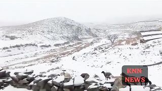 بلوچستان کے علاقے توبہ اچکزئی میں 2023 کی برف باری جاری ہے۔