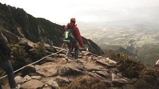 "Peak Perspectives: Immersed in the Tranquil Majesty of Nature"