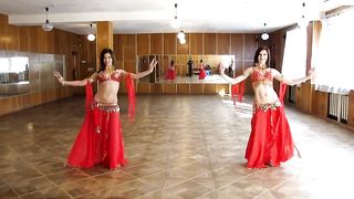 Belly Dance on Arabic Song 2 Girls