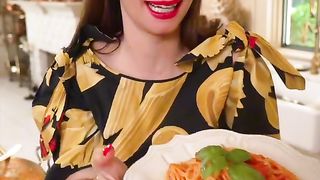 Three tomato spaghetti sauceHappy word pasta day!