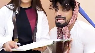 Funny reel doctor and patient