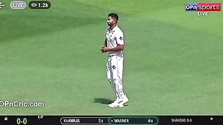 Khurram shahzad take wicket in 1st over