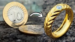 Crafting Elegance: A Step-by-Step Guide on Making a Diamond Coin Ring by AdamJewellery