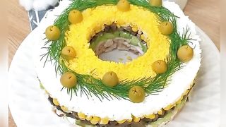 Салат Рождественский венок