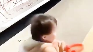 Train baby
