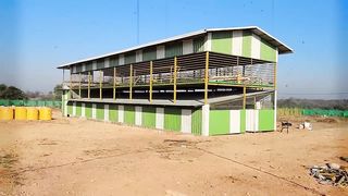 Integrated Goat and Poultry Farming Shed _ Simple Integrated + Free Range Goat and Chicken Farm