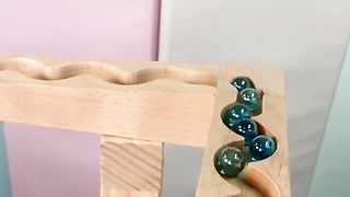 Artistic beauty wooden box balls games 2