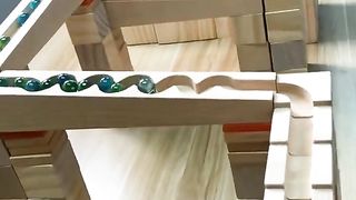 Wooden tracking number balls