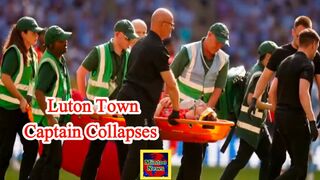 Luton Town captain collapses on pitch after cardiac arrest
