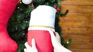 Amazon.com- Chitidr 100 Pcs Felt Christmas Stockings Bulk 19 Inch