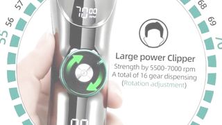 Hair Clipper Mens Beard Face Body Trimmer Professional Cordless Rechargeable Hair Cutter Kit Barber