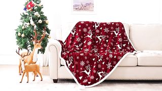 Super Cozy Holiday Blanket, Machine WashableChristmas Heated Blanket Electric